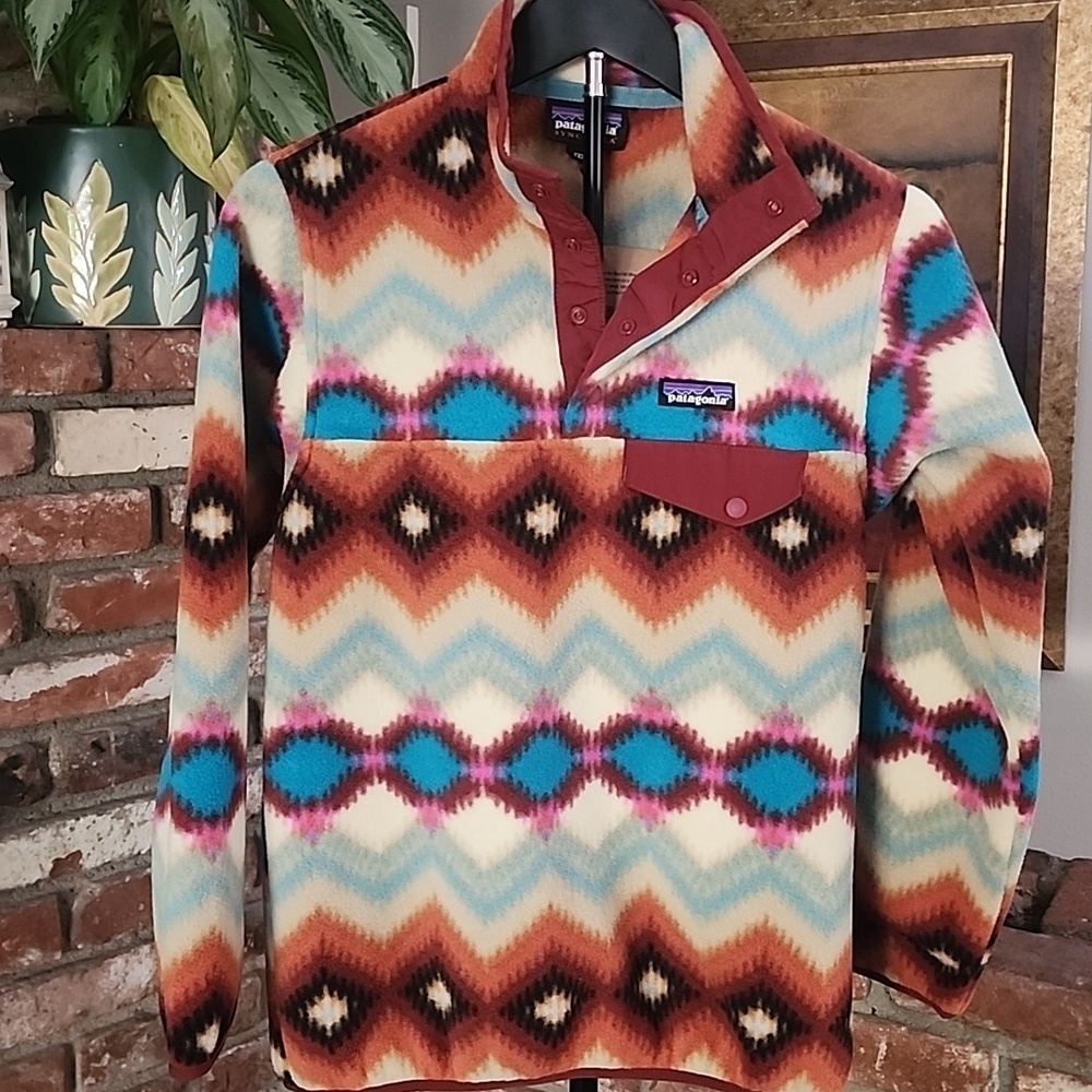 Patagonia Synchilla Snap-T Regular Fit Fleece Southwest Aztec Print XXS